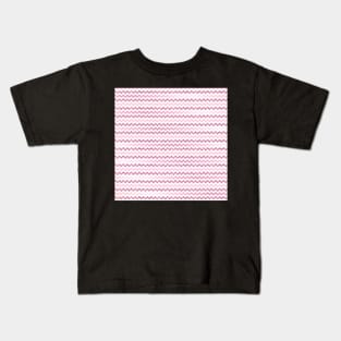 Chevron Pink Zigzag Kids T-Shirt